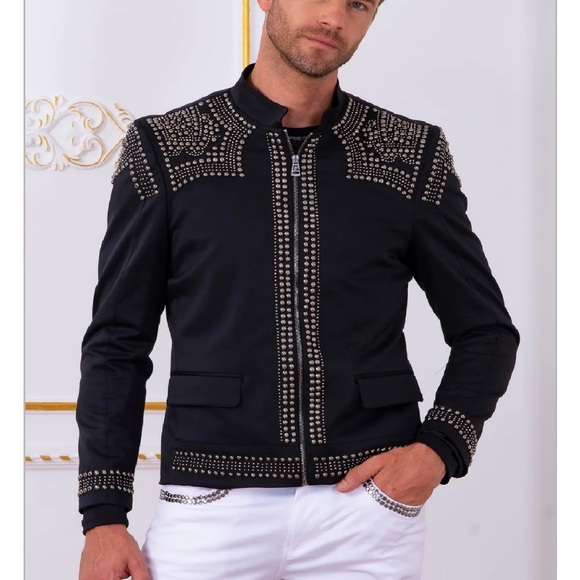 Mondo signature limited edition black studded jacket - Picture 3 of 5